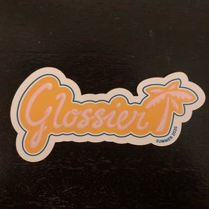 Glossier seasonal sticker 🌴